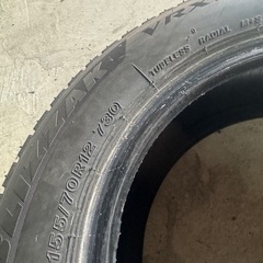 ブリヂストン　BLIZZAK VRX3 155/70R12 73Q 4本セットの画像