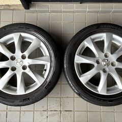 ★中古★軽自動車用ホイールセット★ENKEI製★165/60R15　4.5～5分山の画像