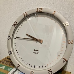 Bruno 壁掛け時計　ジャンク品
