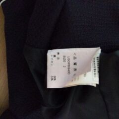 LYNN ワンピース　ネイビー　シフォンの画像