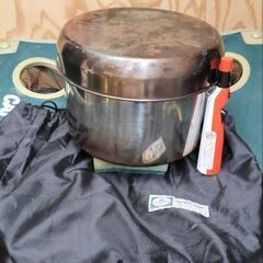 キャプテンスタッグ CAPTAIN STAG ラグナステンレスクッカーL　収納袋の画像