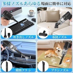 【新品未使用】ハンディクリーナー 掃除機 車用 ライト付きの画像