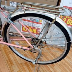 【リユースのサカイ八街店】★ジモティ割あり★ 自転車　ギア付き　26インチ　ピンク　クリーニング済　YJ6444の画像