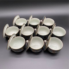 0087 九谷洋山 茶器 急須付きの画像