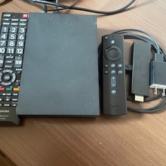 【32型テレビ】テレビ台+外部録画＋FireStick付きの画像