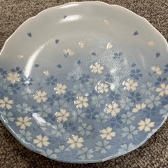 花のうつわ　小野小町　桜模様皿