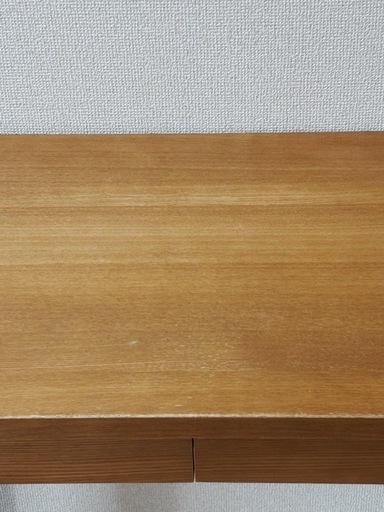 無印良品　タモ材　勉強机　