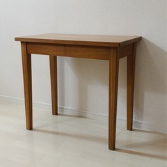 無印良品　タモ材　勉強机　