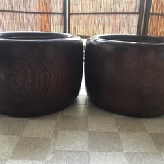 火鉢　2個セット　大きいの画像