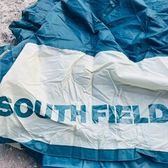 【❗️✨キャンプ、海遊びに✨❗️】SOUTH FIELD サウスフィールド テントセット ポール・ロープ・収納袋付き アウトドア キャンプ用の画像