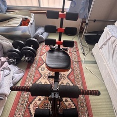 腹筋マシン シットアップベンチ（レッグレスト付き）