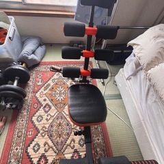 腹筋マシン シットアップベンチ（レッグレスト付き）の画像