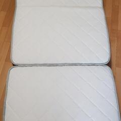 【お譲り先決定】アイリスオーヤマ 三つ折り ポケットコイル マッ...