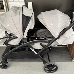 【備品2点付】joie エヴァライトデュオ 2人乗りべビーカー