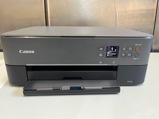 CANON カラーインクジェットプリンター TS5330 複合機 ブラック 動作確認済 スマホからの印刷のしやすいエントリーモデル 印字290枚 中古品 ③