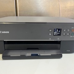 CANON カラーインクジェットプリンター TS5330 複合機 ブラック 動作確認済 スマホからの印刷のしやすいエントリーモデル 印字290枚 中古品 ③の画像