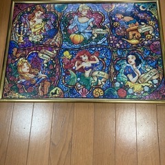 ディズニープリンセス　ジグソーパズル額縁付き