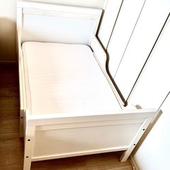 IKEA 伸長式キッズベッド SUNDVIK セット