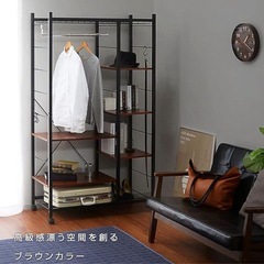 【美品】定価2.5万円　ハンガーラック　クローゼットオーガナイザー