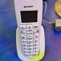 SHARP JD-G57　 デジタルコードレス電話　子機付きの画像