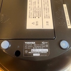 東芝CDラジオ TY-CW10 Bluetooth対応 美品の画像
