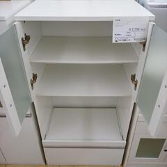 リユースのサカイ太田店★ジモティ割あり★  食器棚 白 H119×D40×W60 クリーニング済み OJ9753の画像
