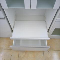 リユースのサカイ太田店★ジモティ割あり★  食器棚 白 H119×D40×W60 クリーニング済み OJ9753の画像