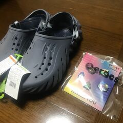 【おまけ付き！新品未使用】クロックス  エコークロッグ  サンダ...