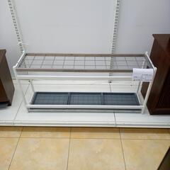 リユースのサカイ太田店★ジモティ割あり★  傘立て ホワイト✕シルバー H50×D26.5×W107 クリーニング済み OJ9754の画像