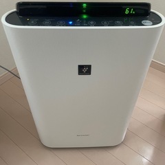 SHARP 加湿空気清浄機 ホワイト KC-H50-W 2018年製 - メルカリ