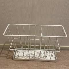 水切り付きカトラリー入れ
