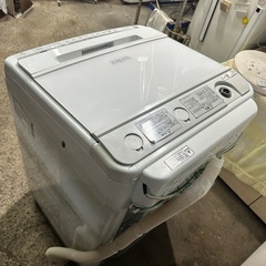 日立 全自動洗濯機 ビートウォッシュ 洗濯容量8kg 本体幅57cm 洗剤セレクト 大流量ナイアガラ ビート洗浄 BW-V80F W ホワイトの画像