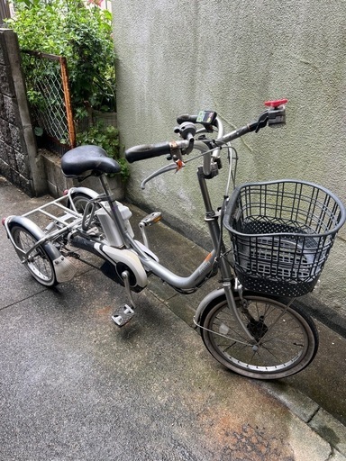 引き取り限定.藤沢市】ブリヂストン 電動アシスト三輪自転車 アシスタ