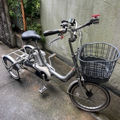 引き取り限定/ブリヂストン/アシスタワゴン／電動三輪自転車