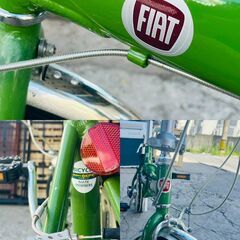 【❗️✨コンパクト収納可✨❗️】FIATロゴ入り✨コンパクト自転車🚲 14.5インチ✨ 折りたたみ式❗️の画像