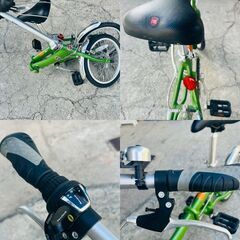 【❗️✨コンパクト収納可✨❗️】FIATロゴ入り✨コンパクト自転車🚲 14.5インチ✨ 折りたたみ式❗️の画像