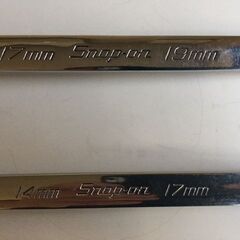 【4本セット/美品】　Snap-on/スナップオン　オフセットメガネレンチ　①XBM810A　②XBM1214A　③XBM1417A　④XBM1719Aの画像