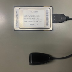 Buffalo バッファロー LPC2-T LANカード 10BASE-T PC Cardスロット用 カード・ケーブルのみの画像