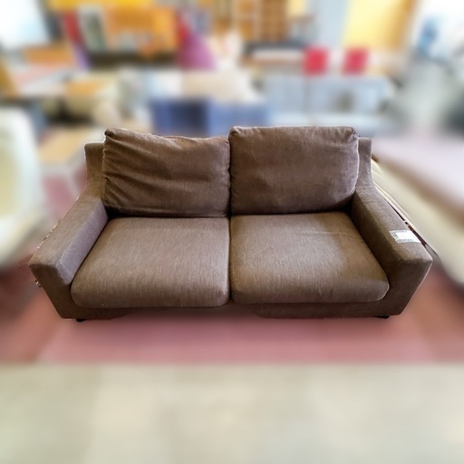 3人掛け ソファ ダークブラウン系