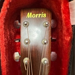 Morrisのギター&ケース付きの画像