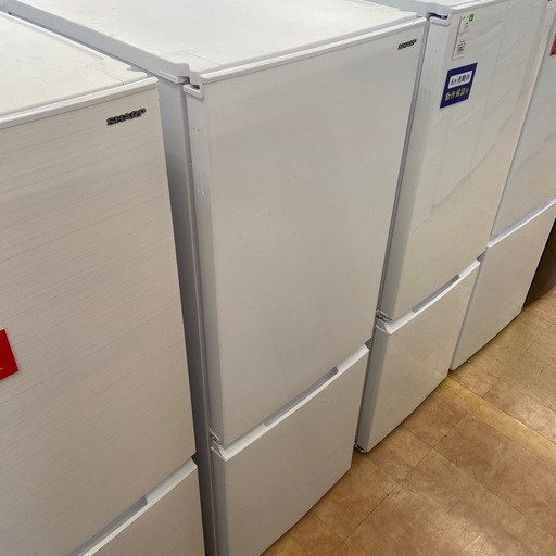 SHARP  2ドア冷蔵庫  2022年製
