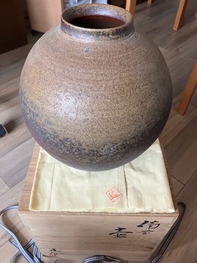 備前焼壺幸崎達彦作 (sola) 芦屋のインテリア雑貨/小物《その他》の