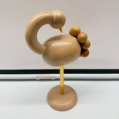 aarikka 木製ダチョウオブジェ フィンランド製 インテリア 置物