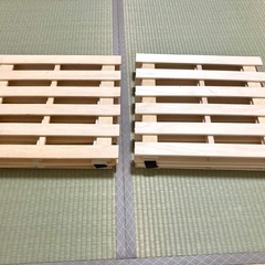 ニトリ  すのこシングルベット  2組の画像