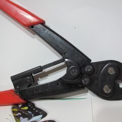 🔶電気工事用工具🔶配線圧着ペンチ小型　１．２５－２　まだまだお使いいただけますの画像