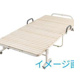 63t アイリスプラザ ベッド すのこベッド 折りたたみベッド ...