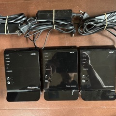 NEC　AtermWG1800HP3台セット動作品
