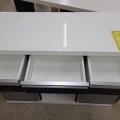 J9784　NITORI　ニトリ　バーカウンター　モデナ　120DBR　ダークブラウン　クリーニング済み【リユースのサカイ柏店】の画像