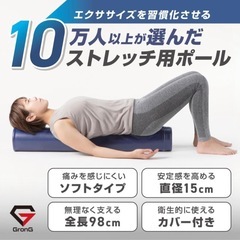 新品未開封　ストレッチポール　ロングサイズ　98cm 取扱説明書付きの画像