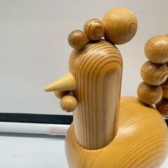 aarikka 木製ニワトリオブジェ フィンランド製 インテリア 置物